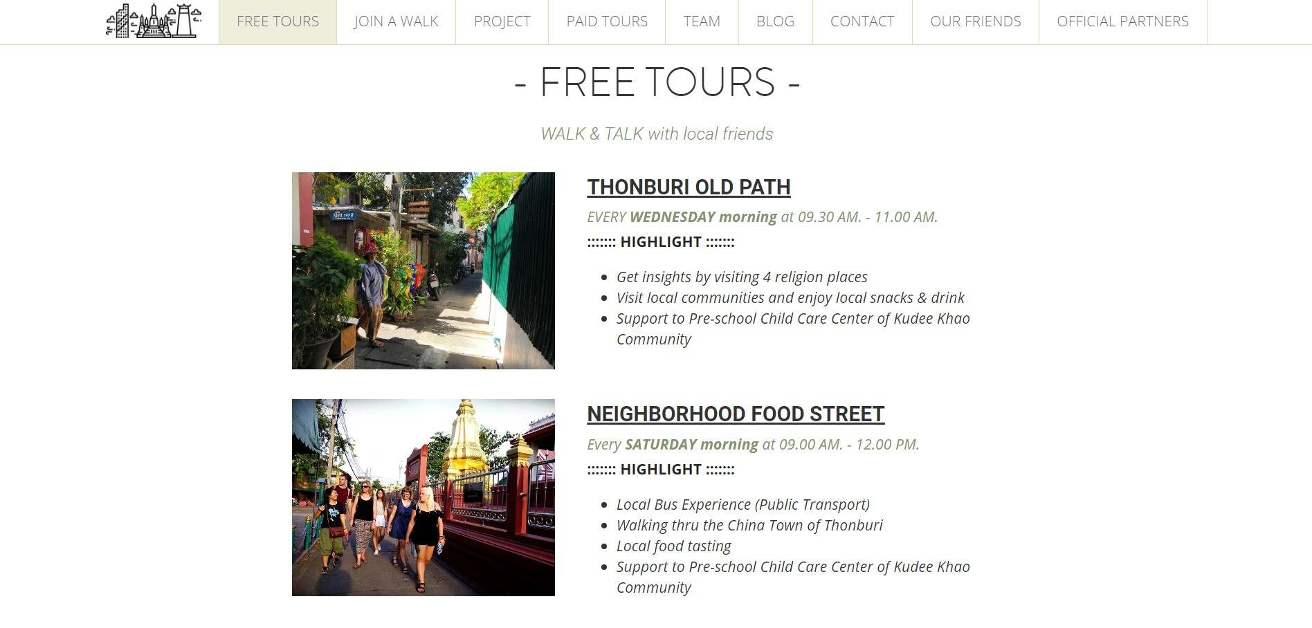 Free Bangkok Walks Site Free Bangkok Walks Site